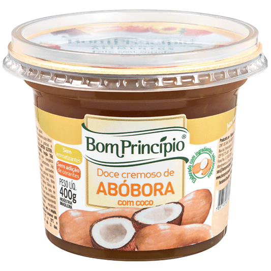 DOCE DE FRUTA BOM PRINCÍPIO ABÓBORA C/ C
