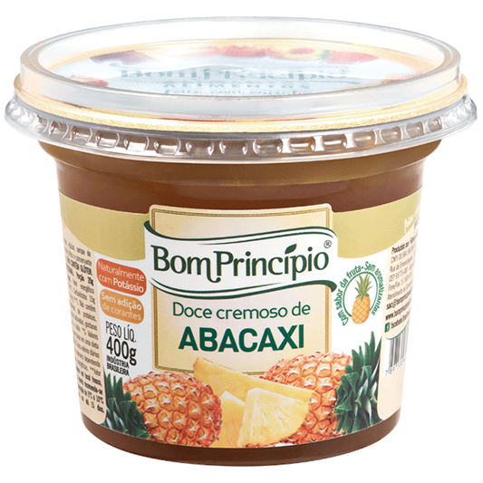 DOCE DE FRUTA BOM PRINCÍPIO ABACAXI 400G