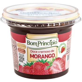 DOCE DE FRUTA BOM PRINCÍPIO MORANGO 400G