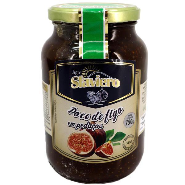 DOCE DE FRUTA SLAVIERO FIGO PEDAÇOS 750G