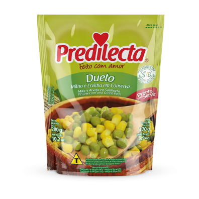 DUETO PREDILECTA MILHO ERVILHA SACHÊ 170
