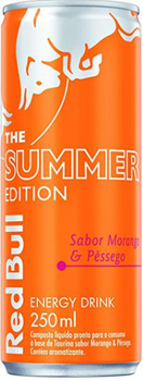ENERGÉTICO RED BULL MORANGO E PÊSSEGO 25