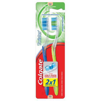 ESCOVA DENTAL COLGATE TWISTER FRESH LEVE 2 PAGUE 1