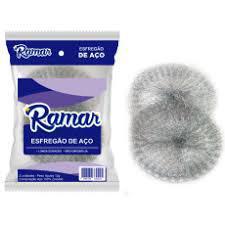 ESFREGÃO DE AÇO RAMAR C/2 UND