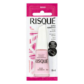 ESMALTE RISQUÉ CREMOSO ROSE BOMBOM 8ML