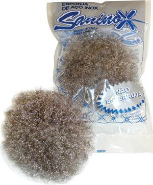 ESPONJA DE ACO INOX SANINOX