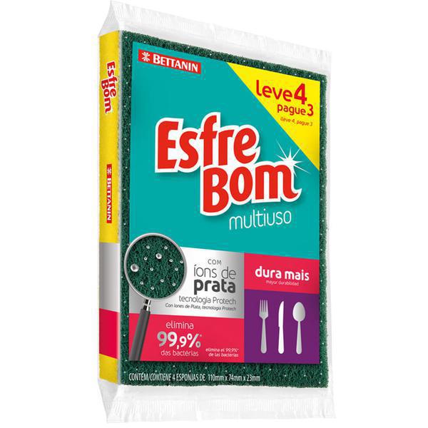 ESPONJA ESFREBOM BETTANIN C/4 UN
