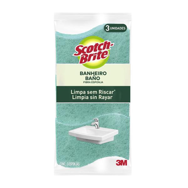 ESPONJA SCOTCH BRITE LIMPEZA DE BANHEIRO