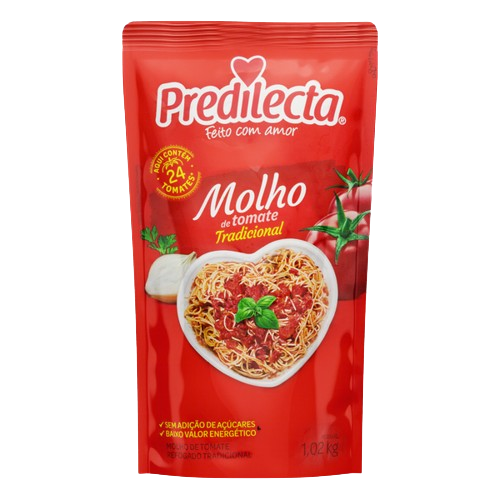 EXTRATO DE TOMATE PREDILECTA SACHÊ 1.02K