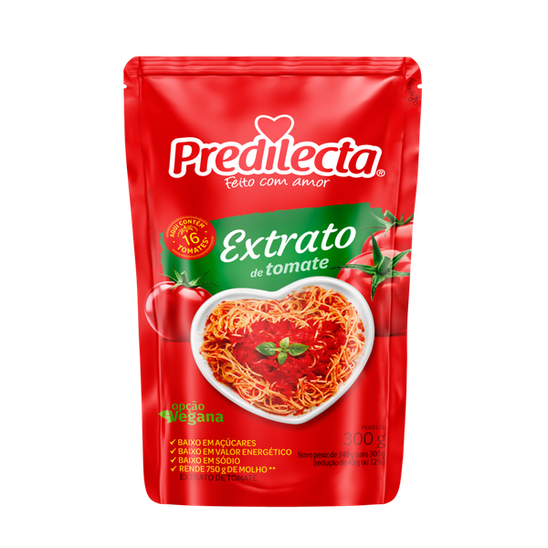 EXTRATO DE TOMATE PREDILECTA SACHÊ 300G