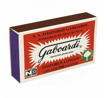 FÓSFORO GABOARDI LONGO FORNO E FOGÃO C/200UN