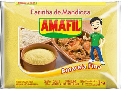 FARINHA DE MANDIOCA AMAFIL AMARELA OURO 