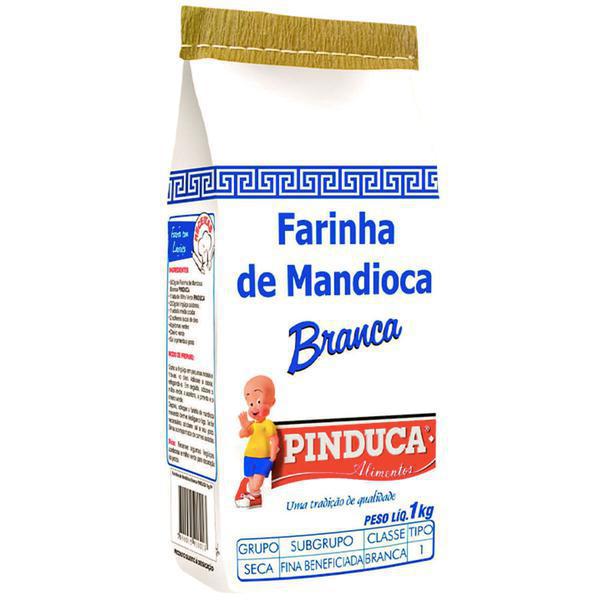 FARINHA DE MANDIOCA PINDUCA BRANCA 1KG
