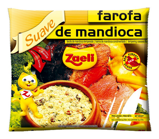 FAROFA DE MANDIOCA SUAVE PRONTA ZAELI 25