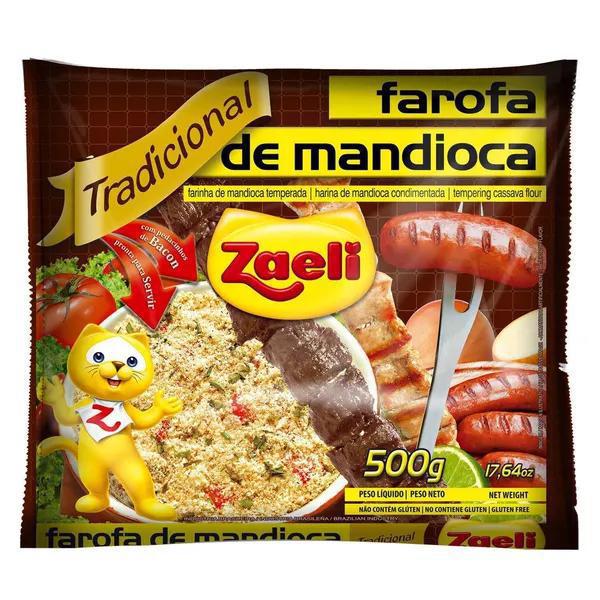 FAROFA DE MANDIOCA ZAELI PICANHA 500G