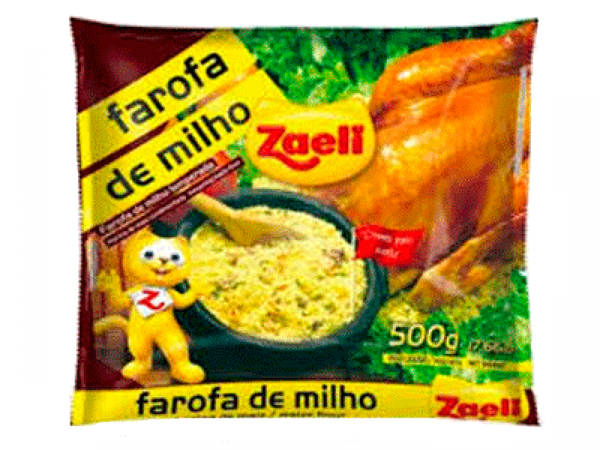 FAROFA PRONTA ZAELI MILHO 500G