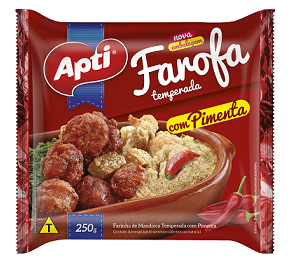 FAROFA TEMP APTI C/ PIMENTA 250G