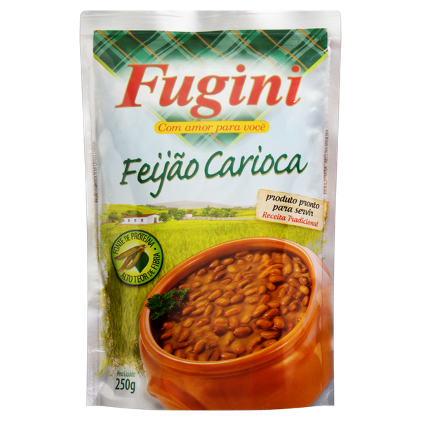 FEIJÃO CARIOCA FUGINI SACHÊ 250G