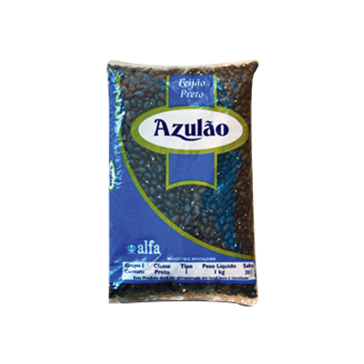 FEIJÃO PRETO AZULÃO TP1 1KG