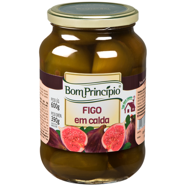 FIGO INTEIRO BOM PRINCÍPIO EM CALDA 390G