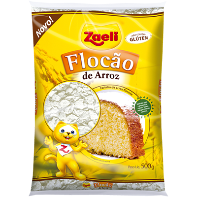 FLOCÃO DE ARROZ ZAELI 500G