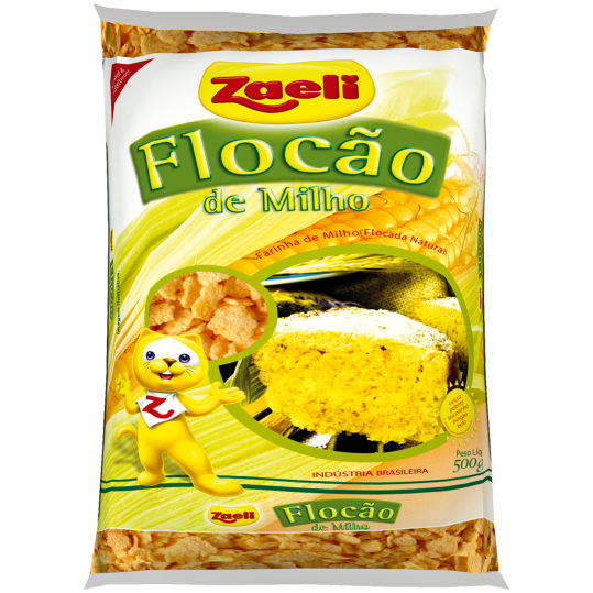 FLOCÃO DE MILHO ZAELI 500G