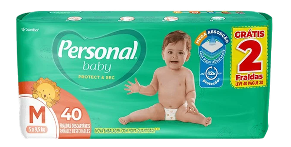 FRALDA PERS PROTECT&SEC MEGA M LV40 PG38