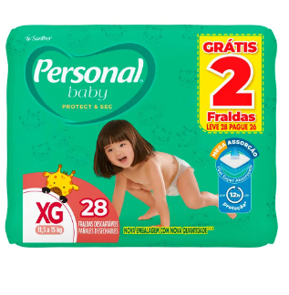 FRALDA PERS PROTECT&SEC MEGA XG LV28 PG26