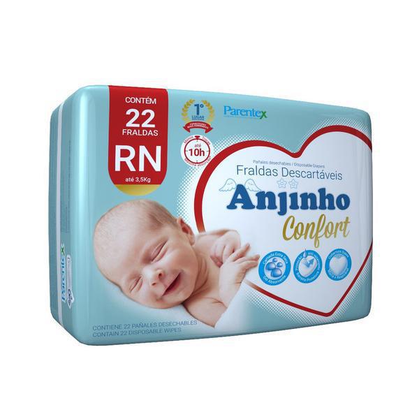 FRALDAS ANJINHO CONFORT RN C/22UN