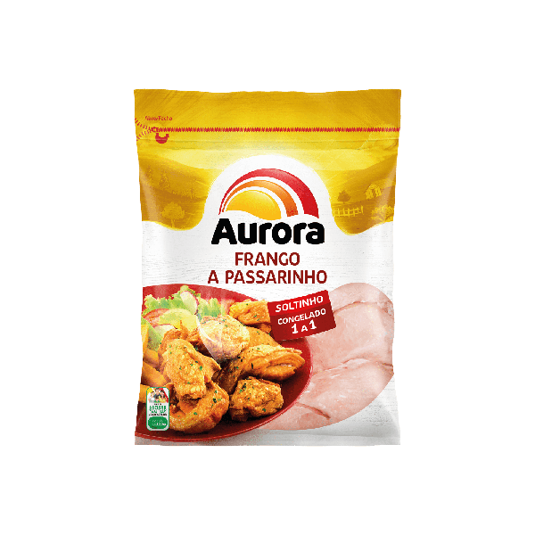 FRANGO À PASSARINHO AURORA IQF 1KG 16370