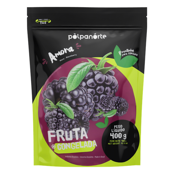 FRUTA CONGELADA POLPA NORTE AMORA 400G