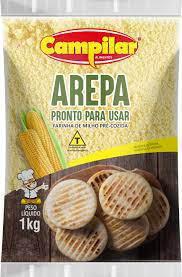 FUBÁ DE MILHO CAMPILAR AREPA PRÉ COZIDA 