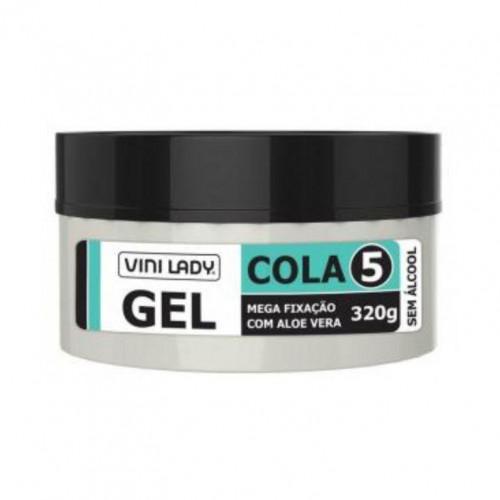 GEL COLA VINI LADY MEGA FIXAÇÃO N5 300G
