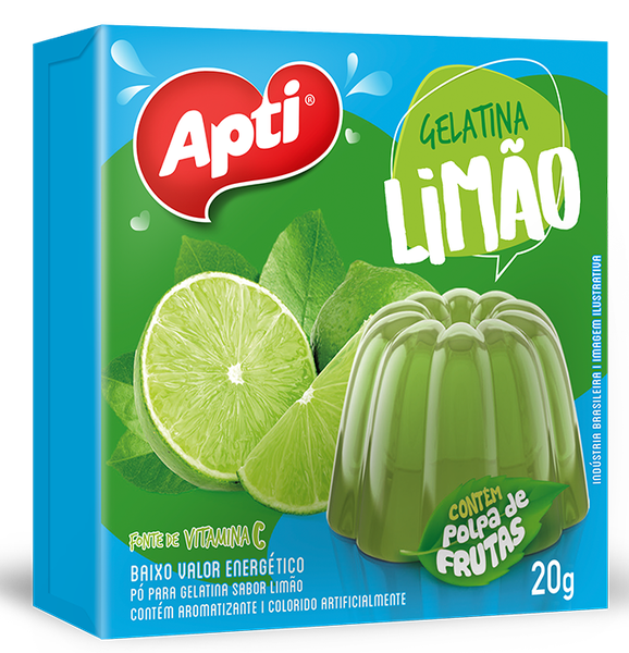 GELATINA APTI LIMÃO 20G