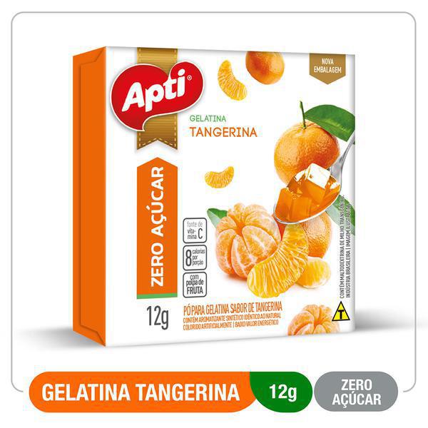GELATINA APTI ZERO TANGERINA 12G