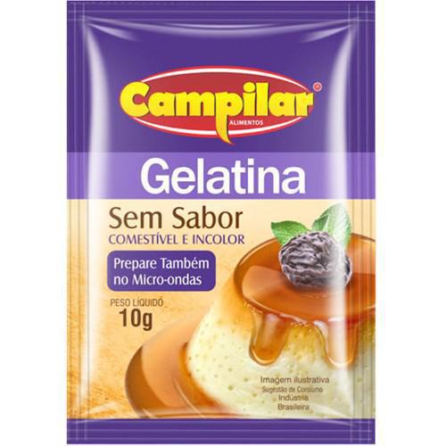 GELATINA CAMPILAR S/SABOR INCOLOR 10G