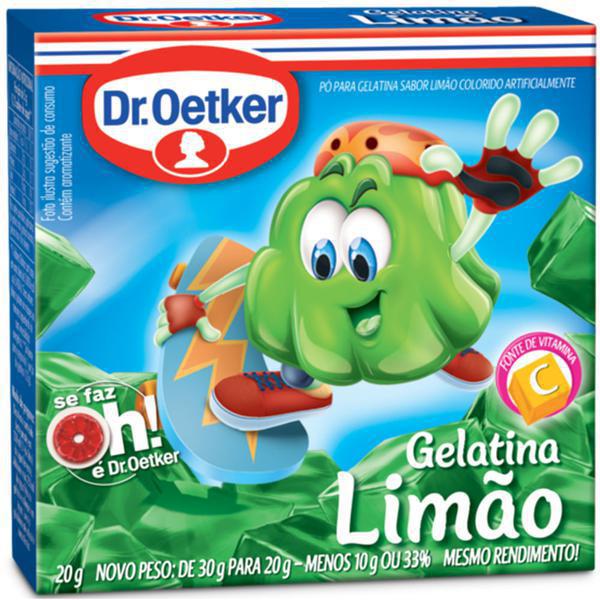 GELATINA DR. OETKER LIMÃO 20G