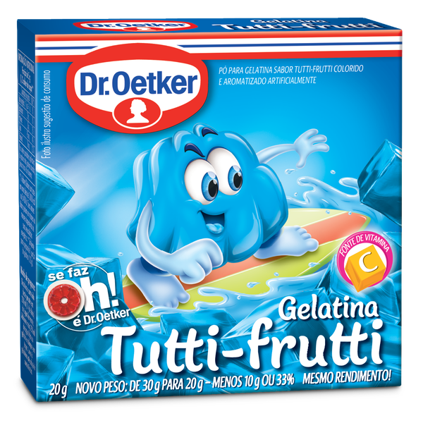 GELATINA DR. OETKER TUTTI-FRUTTI 20G