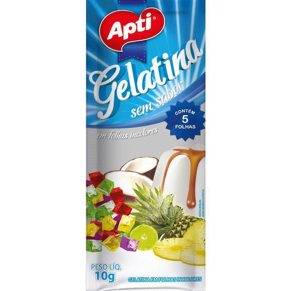 GELATINA INCOLOR APTI FOLHA 10G