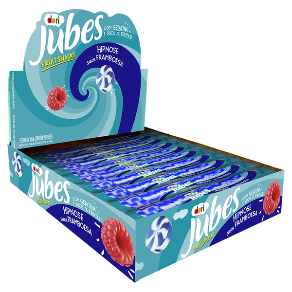 GELATINA TUBO DORI JUBES HIP FRAMBOESA 4