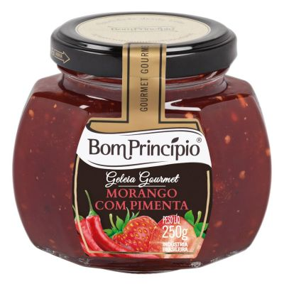 GELEIA BOM PRINCÍPIO MORANGO C/ PIMENTA 