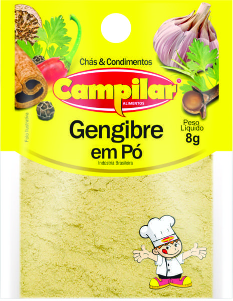 GENGIBRE CAMPILAR EM PÓ 8G