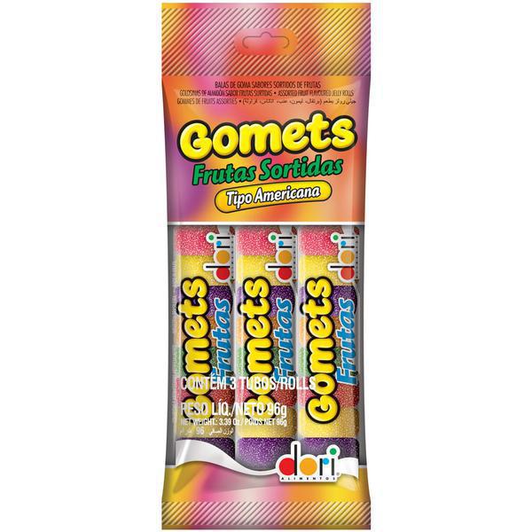 GOMA DORI FRUTAS C/3 TB 96G