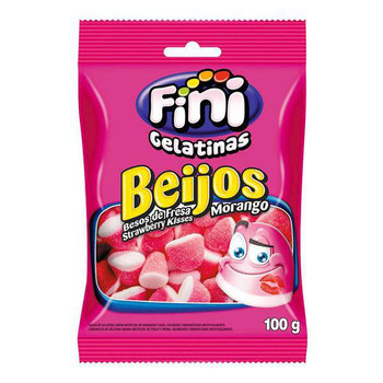 GOMA FINI BEIJOS MORANGO 100G