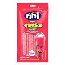 GOMA FINI GELATINA AZEDINHOS MORANGO 80G