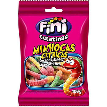 GOMA FINI MINHOCAS CITRICA 90G
