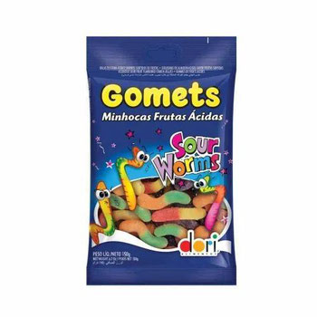 GOMETS BALAS MINHOCAS FRUTAS ACIDAS 150G