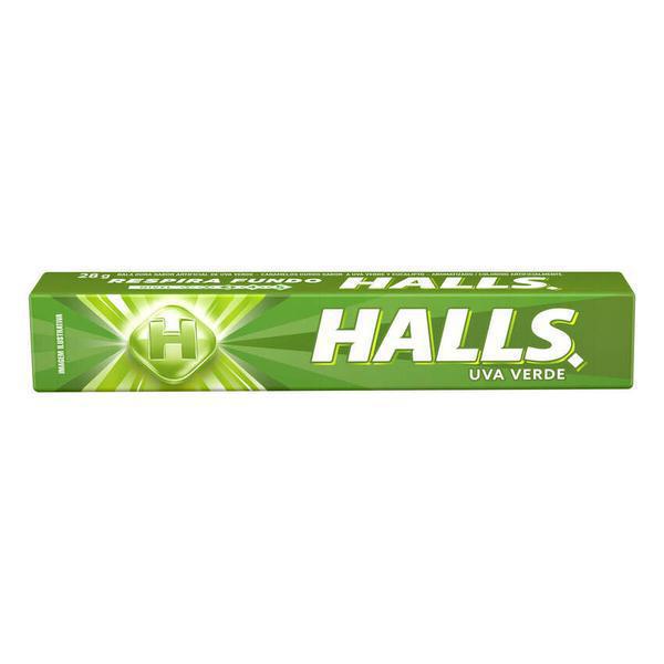 HALLS UVA VERDE 28G