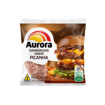 HAMBÚRGUER AURORA PICANHA 90G