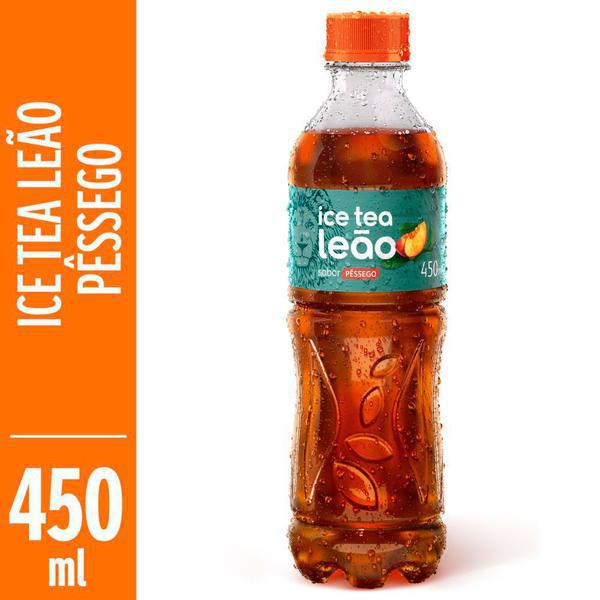 ICE TEA LEÃO PÊSSEGO 450ML